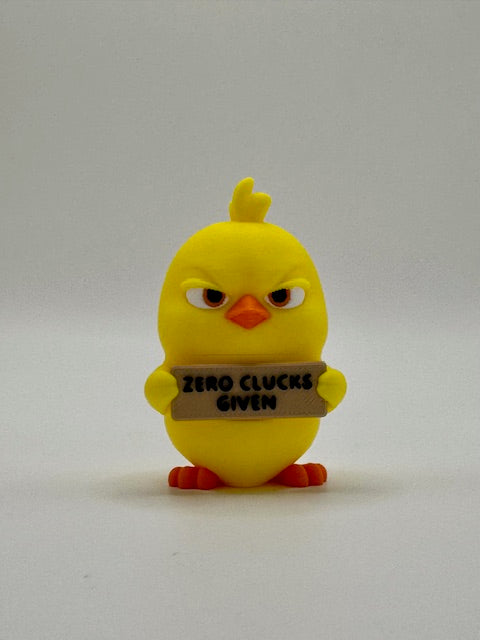 Zero Clucks Given — The Peeved Peep